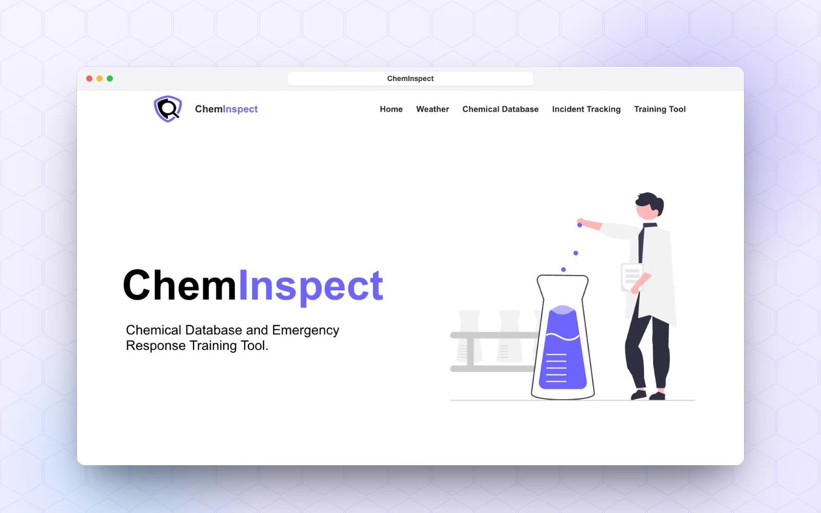 ChemInspect screenshot