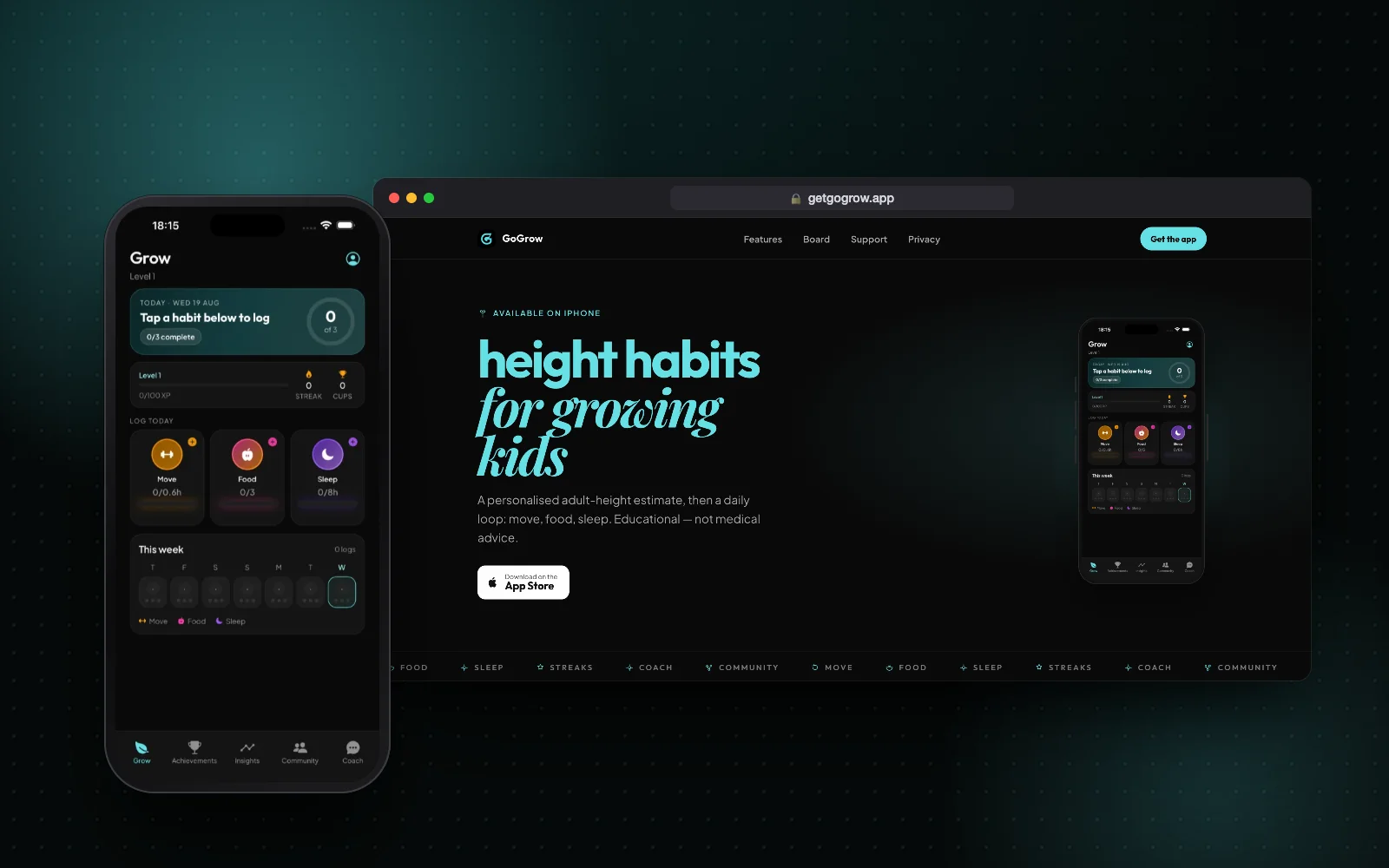 GoGrow screenshot
