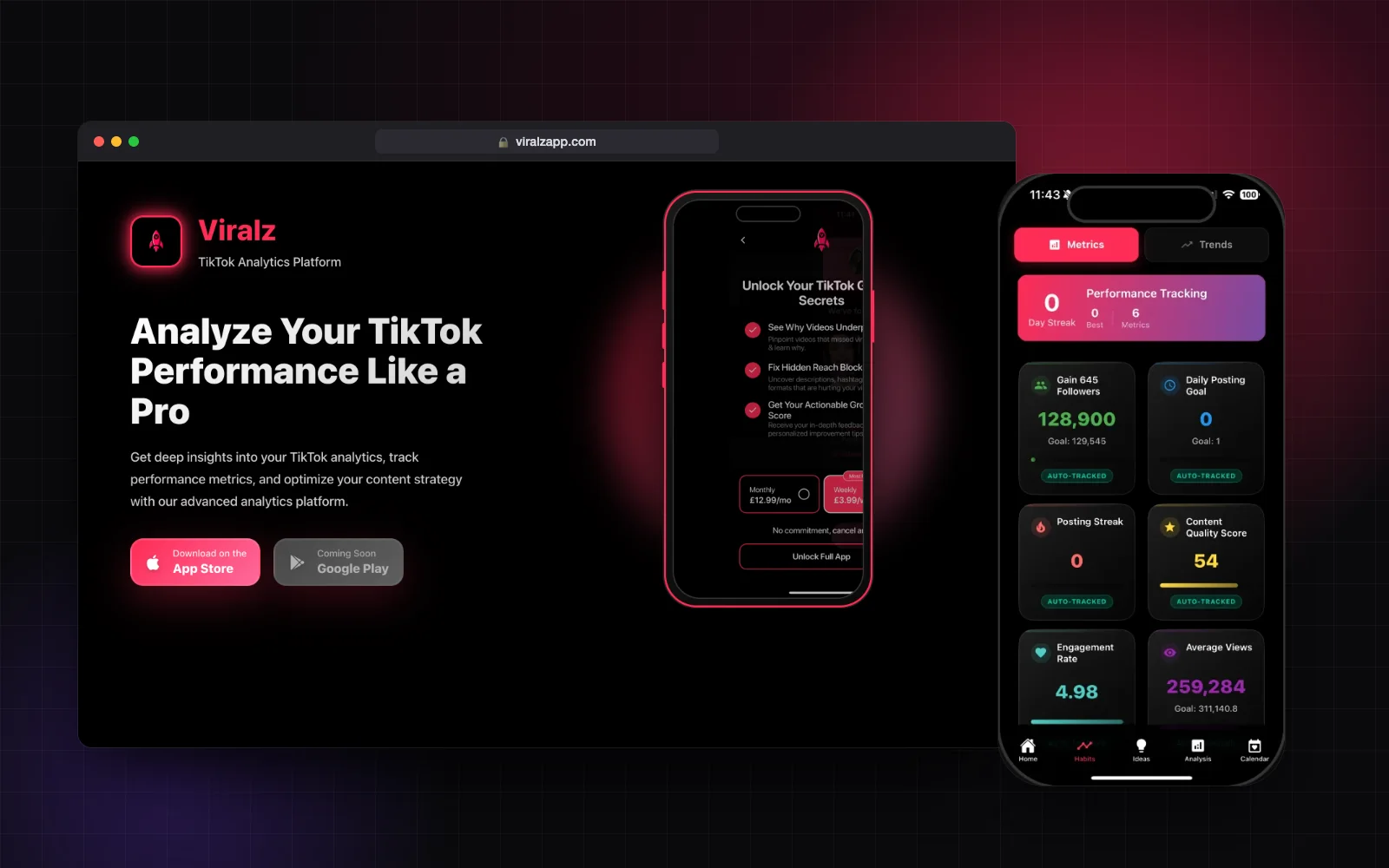 Viralz screenshot