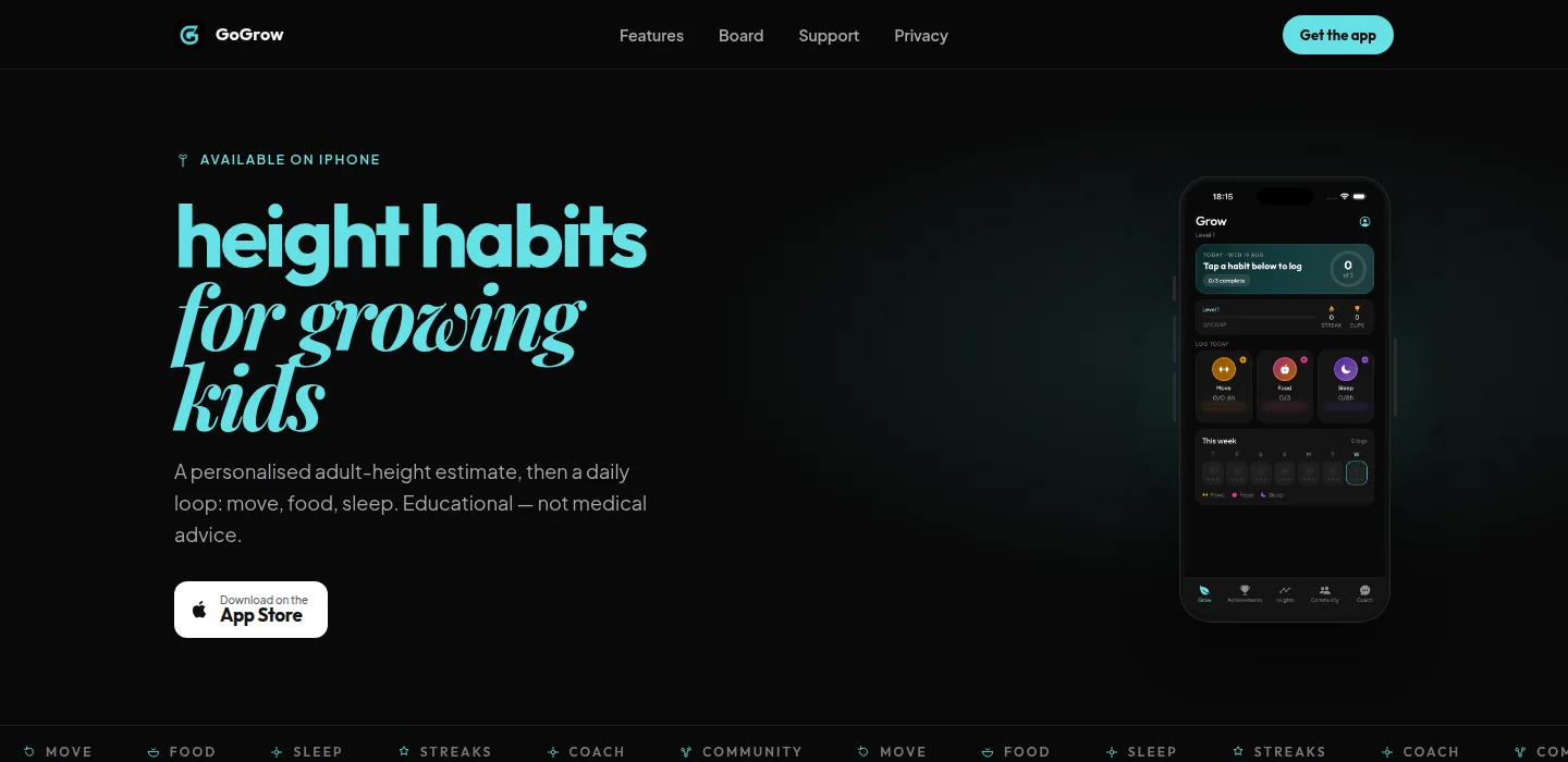 GoGrow website